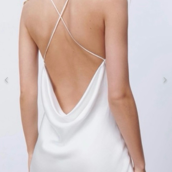 Zara White Mini Dress - Picture 2 of 6